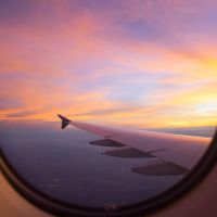 Cena sull'aereo